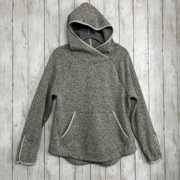 Champion C9 Gray Brushed Back Breathable Long Sleeve Hooded Sweatshirt Large - Picture 1 of 9